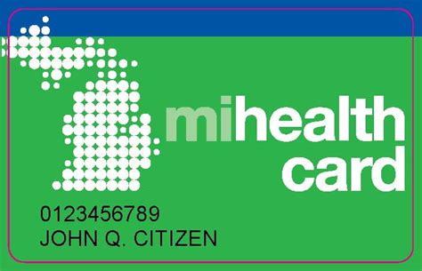 state of michigan health card address